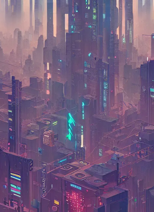 Image similar to a graphic layout design poster of a cyberpunk city in maze, chris ware, peter mohrbacher, jane newland, peter gric, chris ware, aaron horkey, illustration, artstation