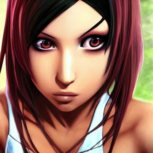 Image similar to high quality art of tifa lockhart with ganguro makeup, trending on artstartion