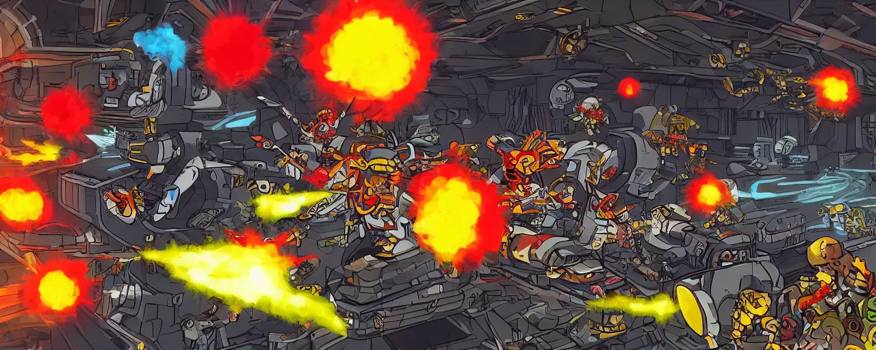 Image similar to 2D videogame in the style of Mushihimesama and Space Invaders with a spaceship shooting up at a giant skull boss shooting complex barrage of bullet patterns, boss fight, scifi, shmup, 4K, UHD, HDR