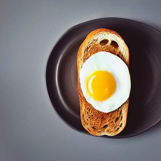 Image similar to egg on toast, hyper realistic, award winning food photography