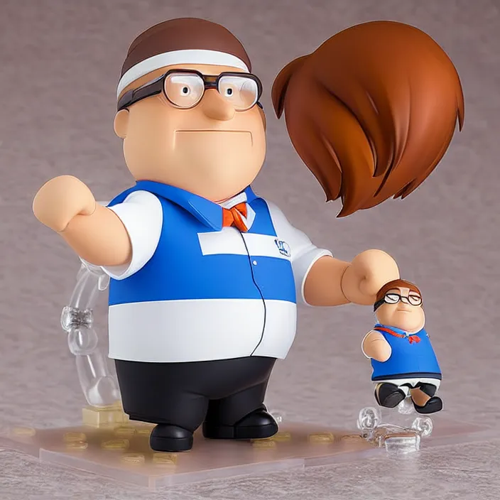 Image similar to peter griffin, an anime nendoroid of peter griffin, figurine, detailed product photo