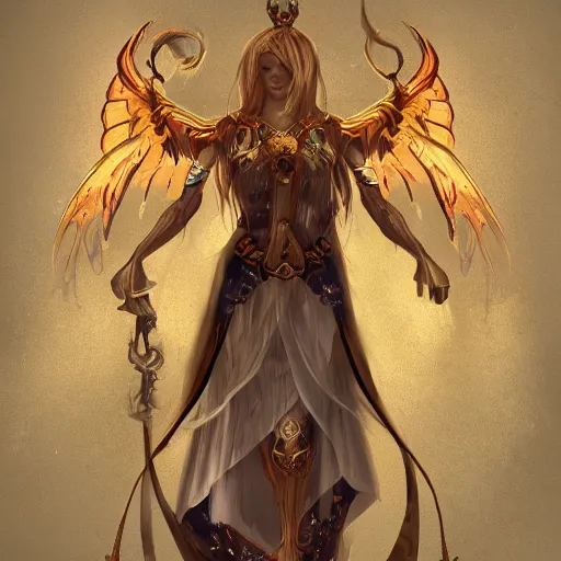 Image similar to unknown zodiac sign, seraphim, trending on artstation, 4 k, 8 k, concept art, trending on artstation