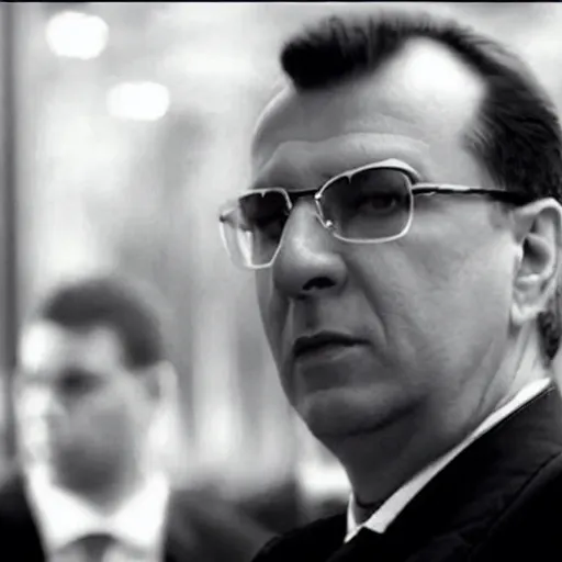 Prompt: darklord aleksandar vucic, photo, movie clip