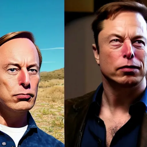 Image similar to Elon mush better call saul