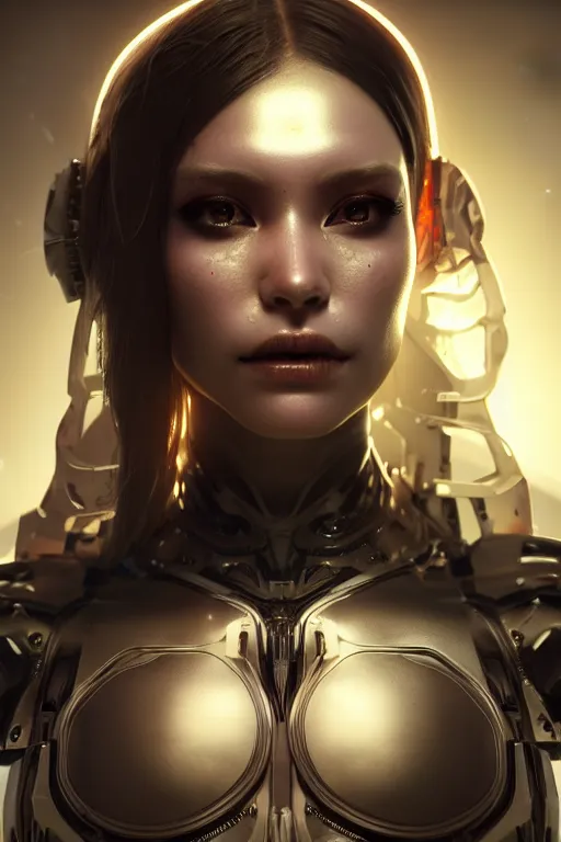 Prompt: ultra detailed beautiful female android [ in tears ]!!!, scifi, octane render, dia de los muertos, global illumination, intricate concept art, unreal engine, 8 k, art by artgerm and michael welan and dzo kuciara and greg rutkowski and alphonse mucha and loish and wlop