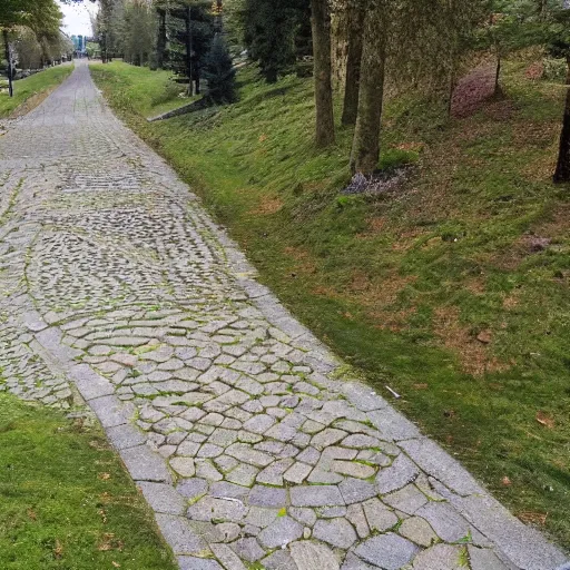 Image similar to a desire path in oslo