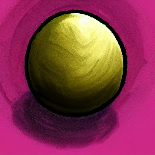 Prompt: precursor orb minimalist art