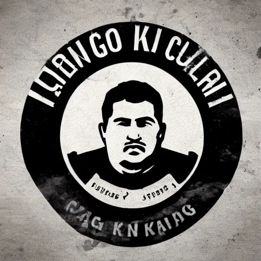 Image similar to logo inspired by cjng and pablo escobar, dark gritty