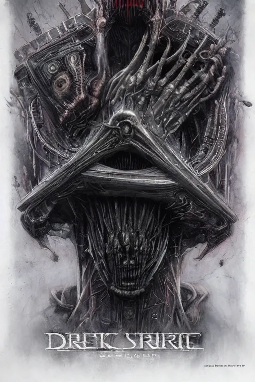 Image similar to portrait of elon musk by hr giger, greg rutkowski, luis royo and wayne barlowe as a diablo, resident evil, dark souls, bloodborne monster