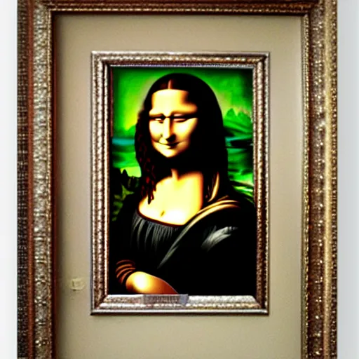 Image similar to the mona lisa by botero.