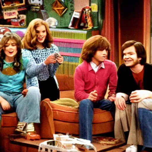 Image similar to high quality still of That 70s Show