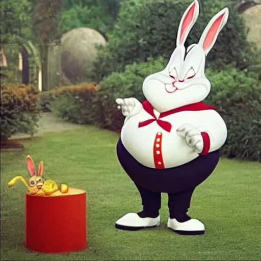 Image similar to the real life Fat big Bugs Bunny