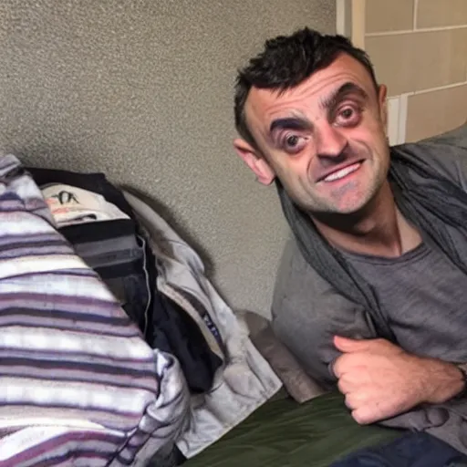 Image similar to homeless gary vaynerchuk