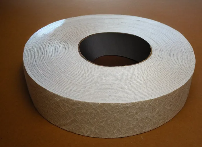 Prompt: lansdcape carved into a roll of duct tape, highly detailed, etheric, emotionally evoking