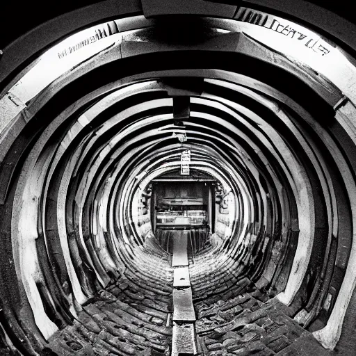 Prompt: ouroboros inside of london underground sewers, highly detailed photography, flickr