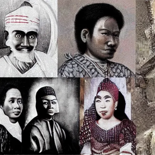 Image similar to indonesia history, perfect faces