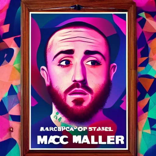 Image similar to rapper mac miller, poster, smooth, movie poster, coloured, sharp focus, 8 k, highly detailed, hd