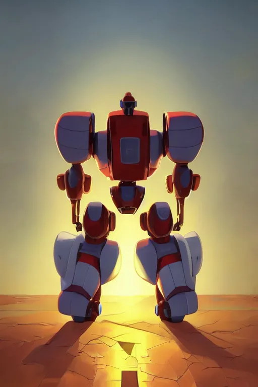 Image similar to metabots medabots medarotto medarot robot minimalist comics, behance hd by jesper ejsing, by rhads, makoto shinkai and lois van baarle, ilya kuvshinov, rossdraws global illumination ray tracing hdr radiating a glowing aura