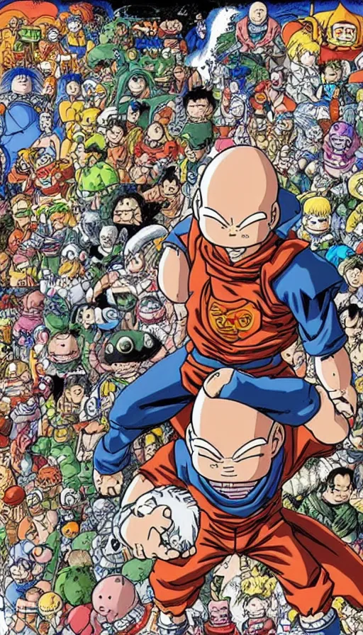 Prompt: the end of the world, by akira toriyama