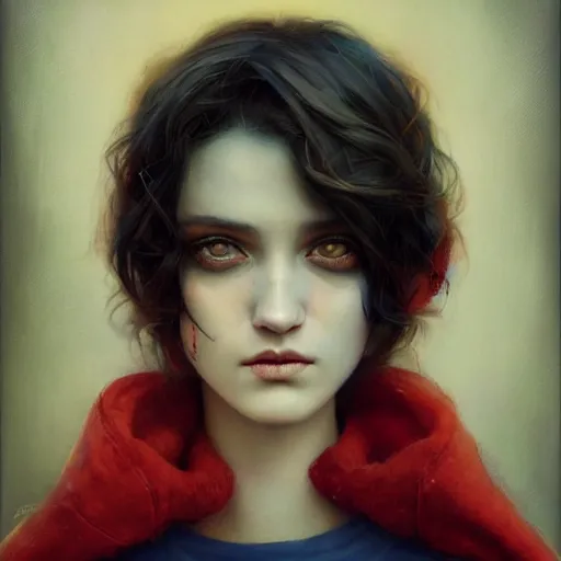 Prompt: lofi portrait pixar style by Lita Cabellut and Stanley Artgerm and Tom Bagshaw