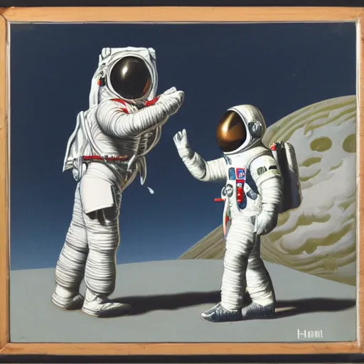 Image similar to hummel figuring of an astronaut