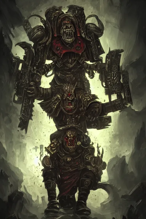 Image similar to a chaos cultist, warhammer 4 0 k, highly detailed, digital art, sharp focus, ambient lighting, trending on art station