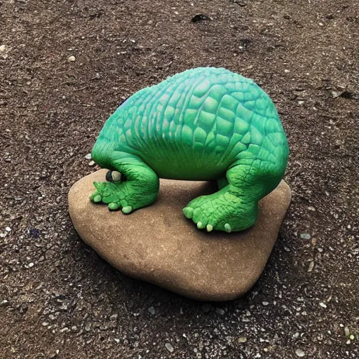 Image similar to a rock shaped like a dinosaur