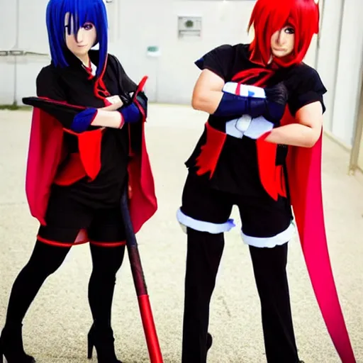 Image similar to akatsuki cosplay