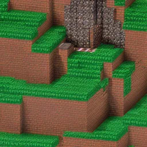 Prompt: Eric Zemmour in Minecraft