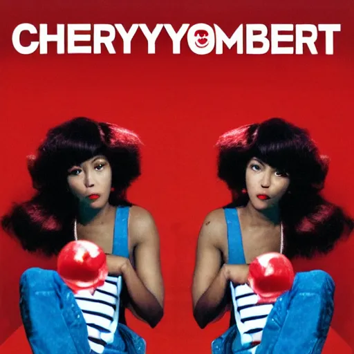 Prompt: cherry bomb album cover