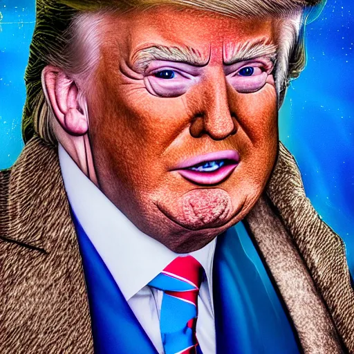 Image similar to an ultra detailed picture portrait of Donald Trump as Dr. Who 8k, photorealistic, Smooth,