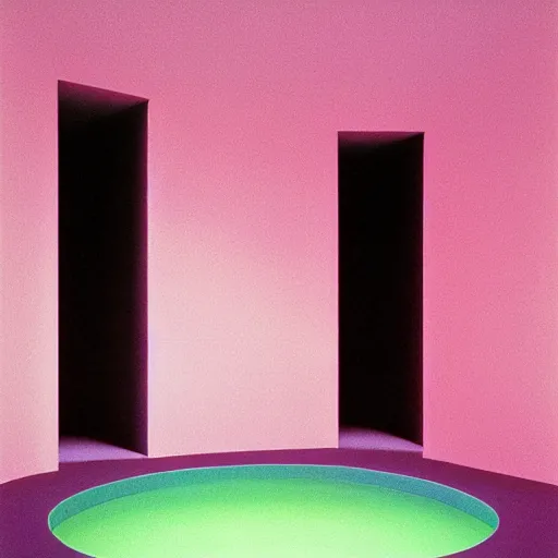 Prompt: artwork by James Turrell