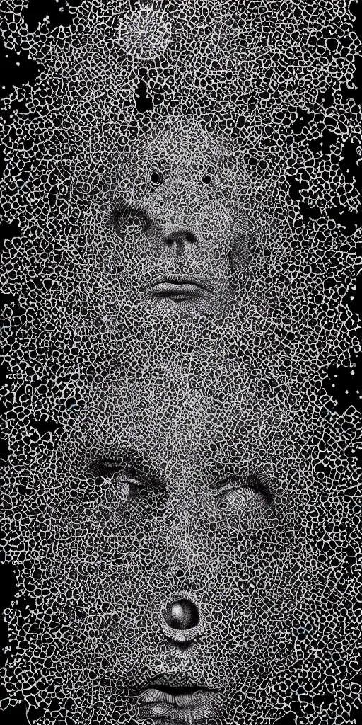 Image similar to cell shaded optical illusion by dan hillier