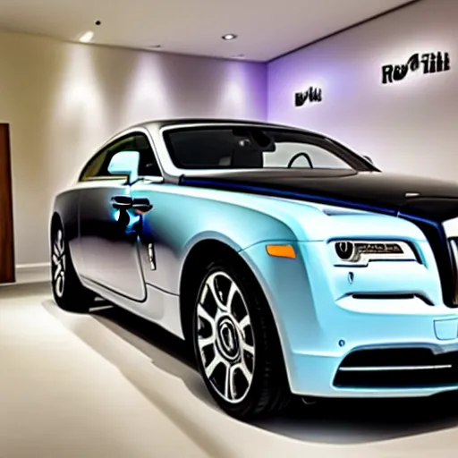 Prompt: rolls Royce Wraith, night time , detailed, magazine, award winning