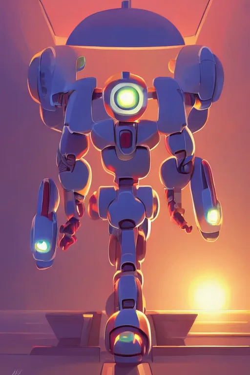 Image similar to metabots medabots medarotto medarot robot minimalist comics, behance hd by jesper ejsing, by rhads, makoto shinkai and lois van baarle, ilya kuvshinov, rossdraws global illumination ray tracing hdr radiating a glowing aura