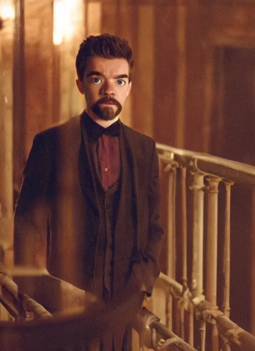 movie still of jacksepticeye standing near a balcony, | Stable