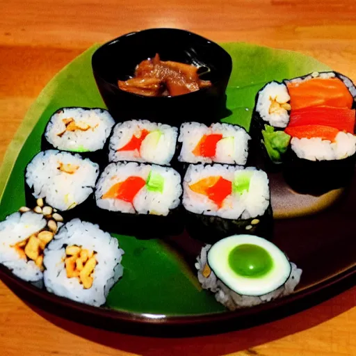 Image similar to vegan sushi expensive dinner