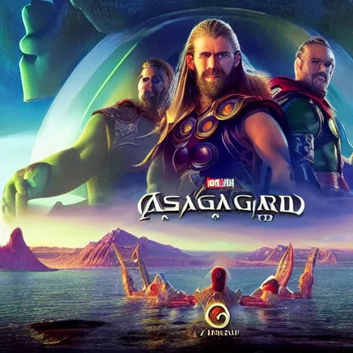 Prompt: Asgard