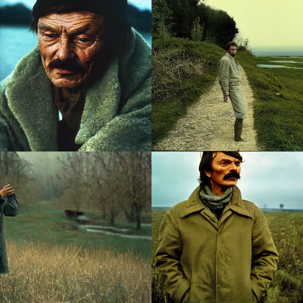 Prompt: a portrait of a character in a scenic environment by Andrei Tarkovsky