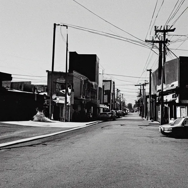 Image similar to photo of dirty street by william eggelston