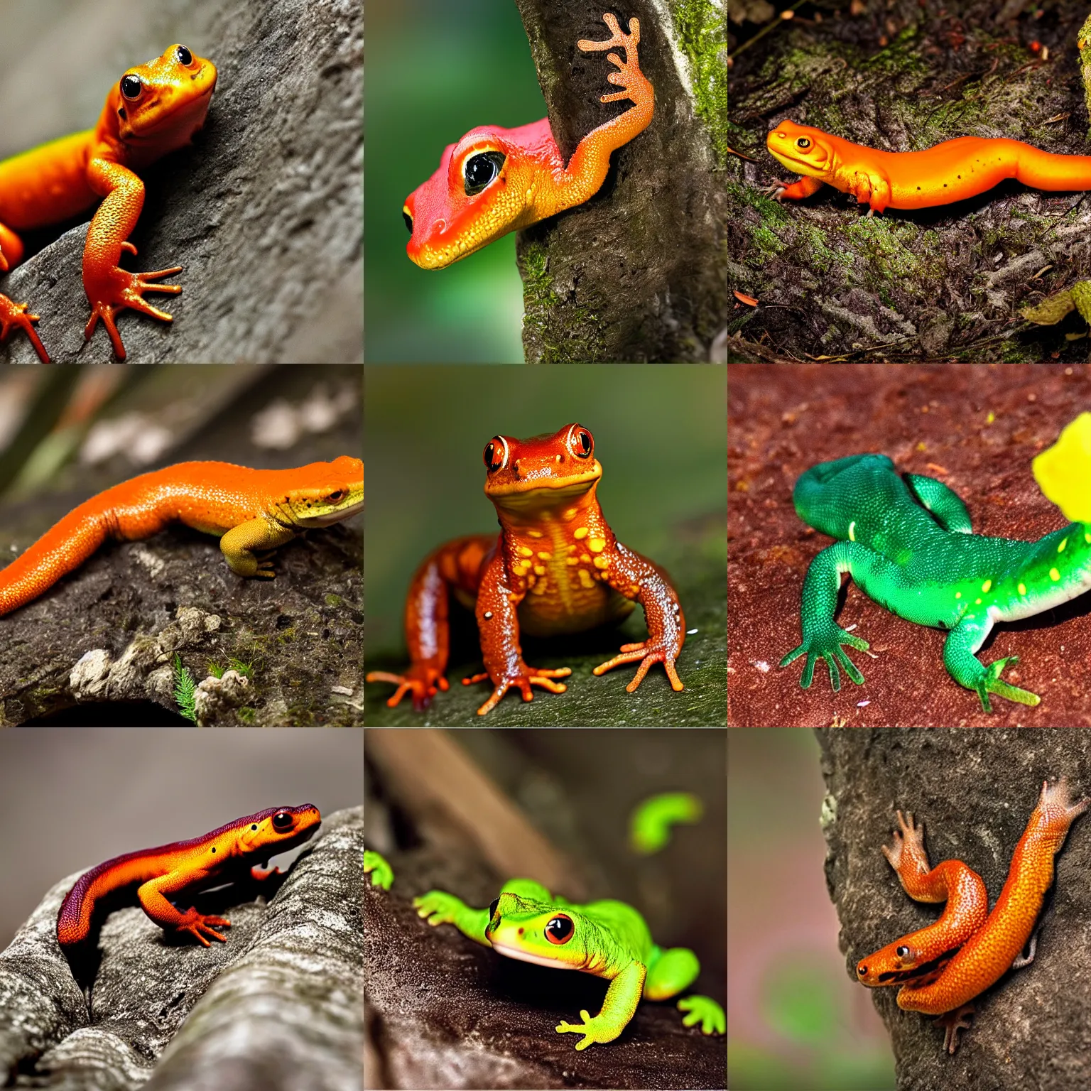 Prompt: salamander that looks like Charmandar, animal photography, award winning