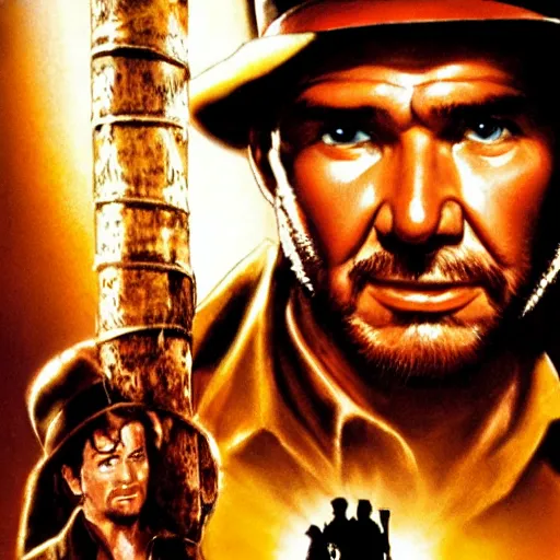 Image similar to indiana jones movie poster