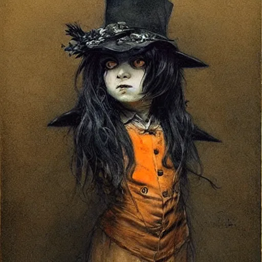 Image similar to ( ( ( ( ( orange juice, gothic, dark. muted colors. ) ) ) ) ) by jean - baptiste monge!!!!!!!!!!!!!!!!!!!!!!!!!!!