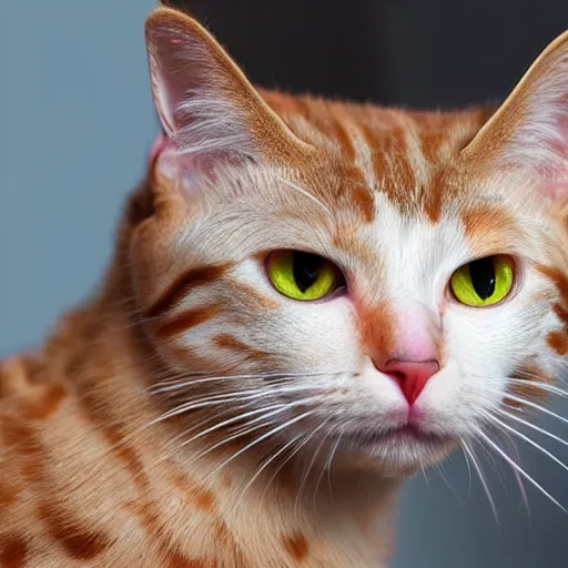 Prompt: “hyperrealistic hd cat with heterochromia, 8k”