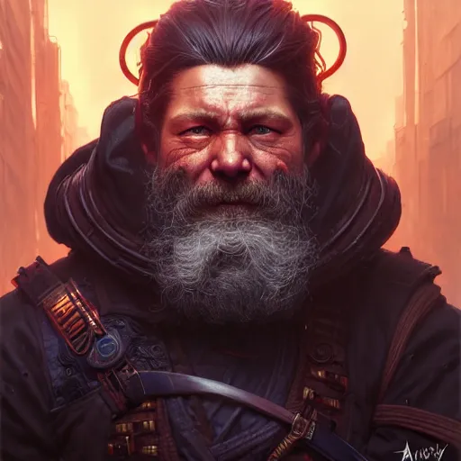 Prompt: portrait painting of a cyberpunk dwarf ninja who looks like tom holland, ultra realistic, concept art, intricate details, eerie, highly detailed, photorealistic, octane render, 8 k, unreal engine. art by artgerm and greg rutkowski and charlie bowater and magali villeneuve and alphonse mucha