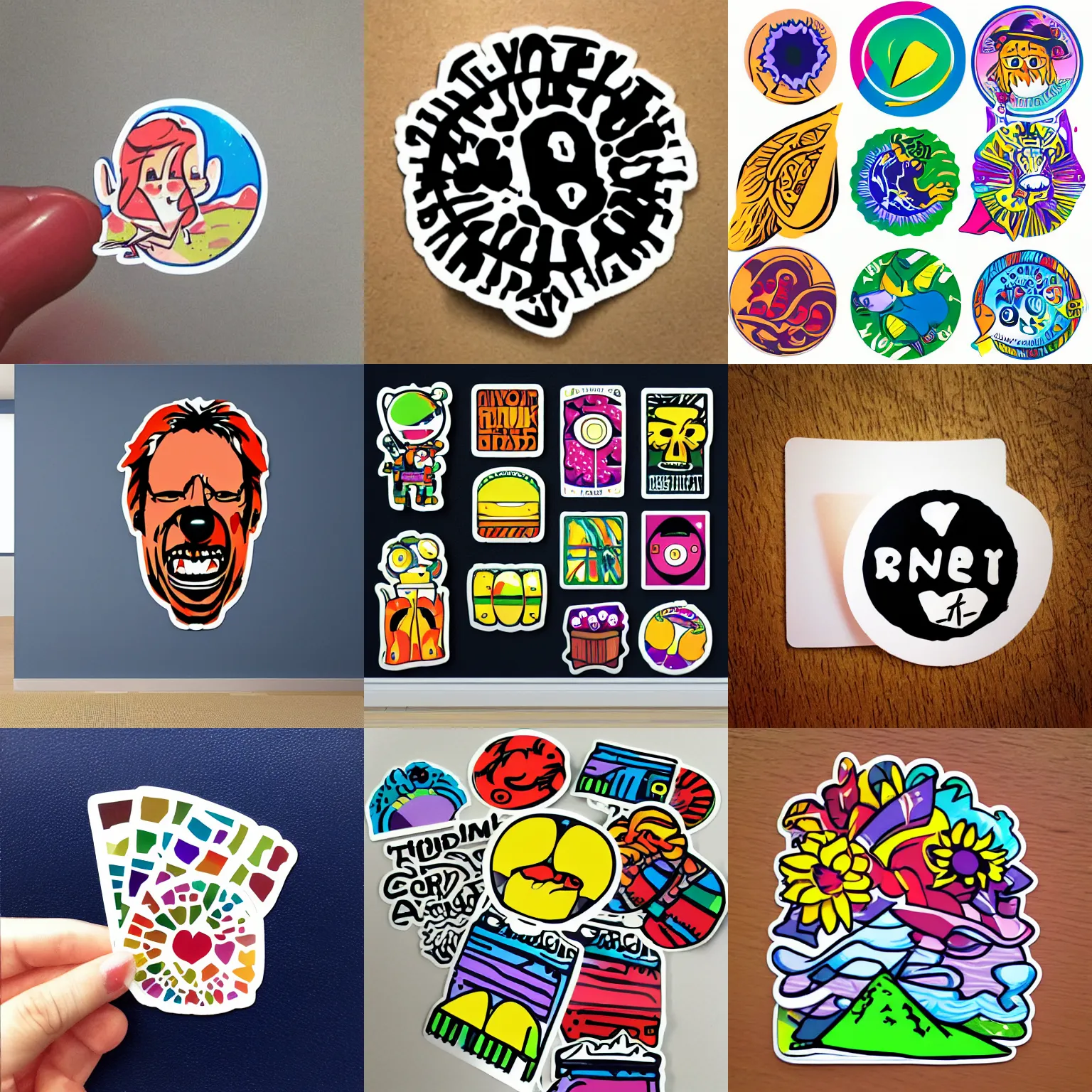 red bull sticker bomb, cluttered, sticker, highly, Stable Diffusion