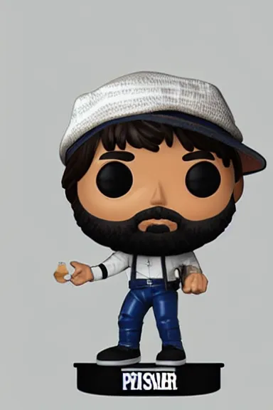 Image similar to “ very very intricate photorealistic photo of a hasan piker funko pop on a white background, award - winning details ”