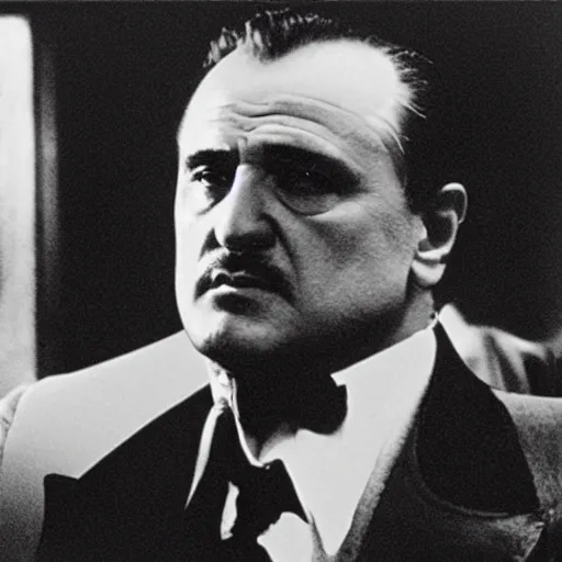 Image similar to Igor Ghirkin as Vito Corleone