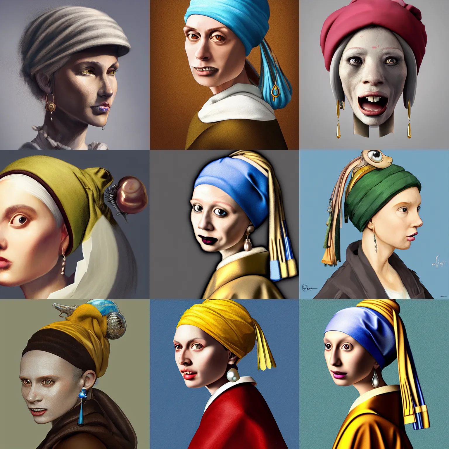 Prompt: Gopher with pearl earring, highly detailed, digital painting, artstation, concept art, sharp focus, illustration, art by Eng Kilian and Fujita Goro and Ellis Dean