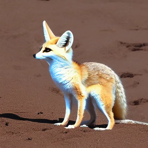 Prompt: fennec, the sandy fox, photo